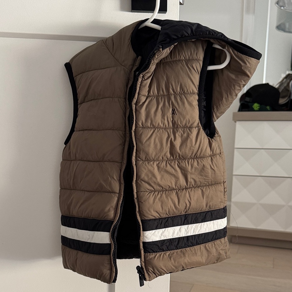 Mayoral Brown/Black reversible Puffer Vest